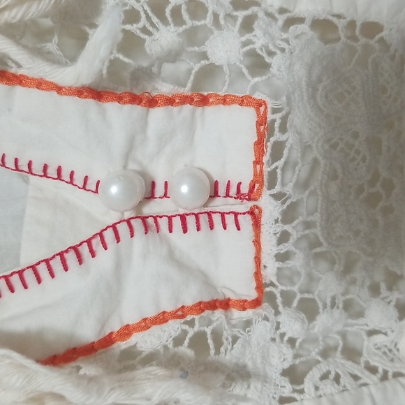 Colorful Crochet Lightweight Blouse - Picture 3 of 8